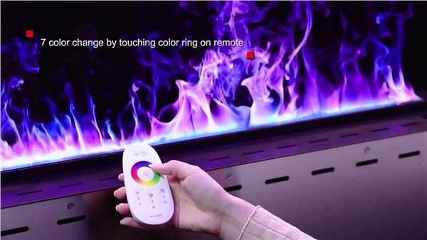 Elektrisk OPTI-MYST Öppen spis 3D Vattenångkassett